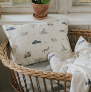 Transit Treasures Pillow - Blue