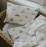 Transit Treasures Pillow - Blue