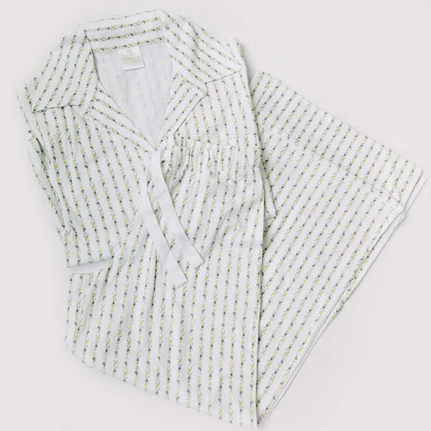 Women's Parker Pajama Set - Fern Stripe