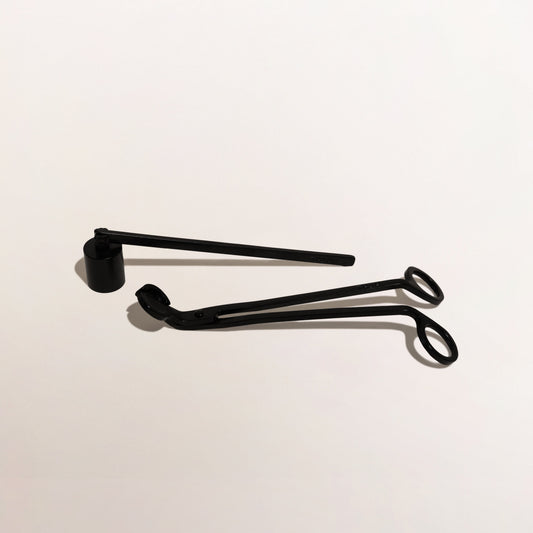 Candle Snuffer + Wick Trimmer Set