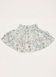 Girl's Organic Cotton Sadie Ruffle Skirt