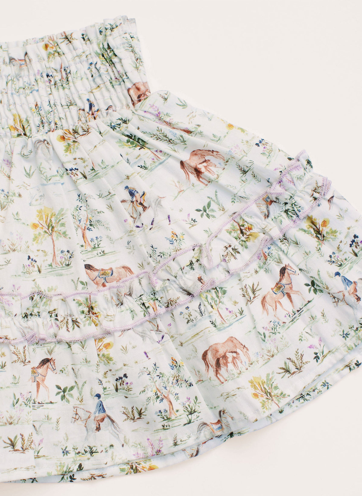 Girl's Organic Cotton Sadie Ruffle Skirt