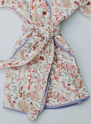 Children's Organic Cotton Printed Bathrobe