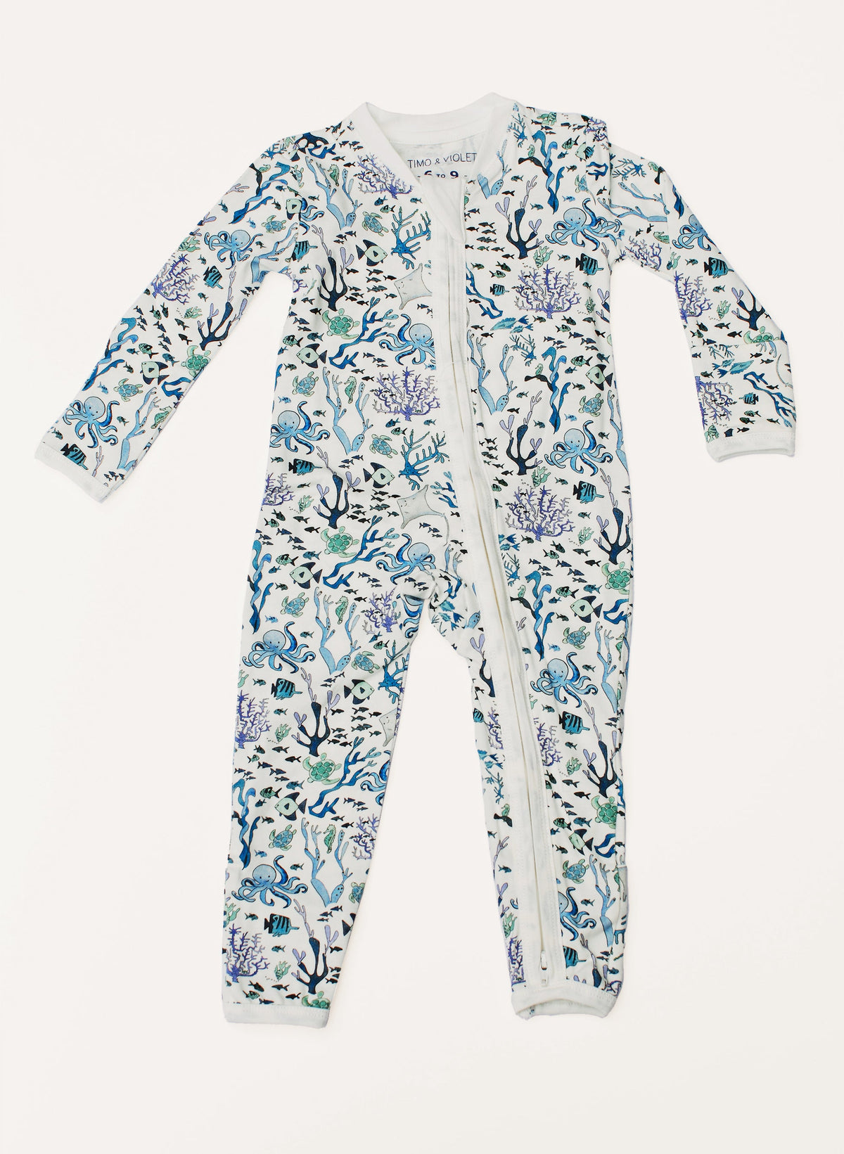 Baby Organic Cotton Zippered One-Piece