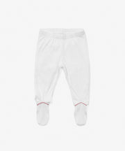 Tatum Baby Pant, Rose Piping