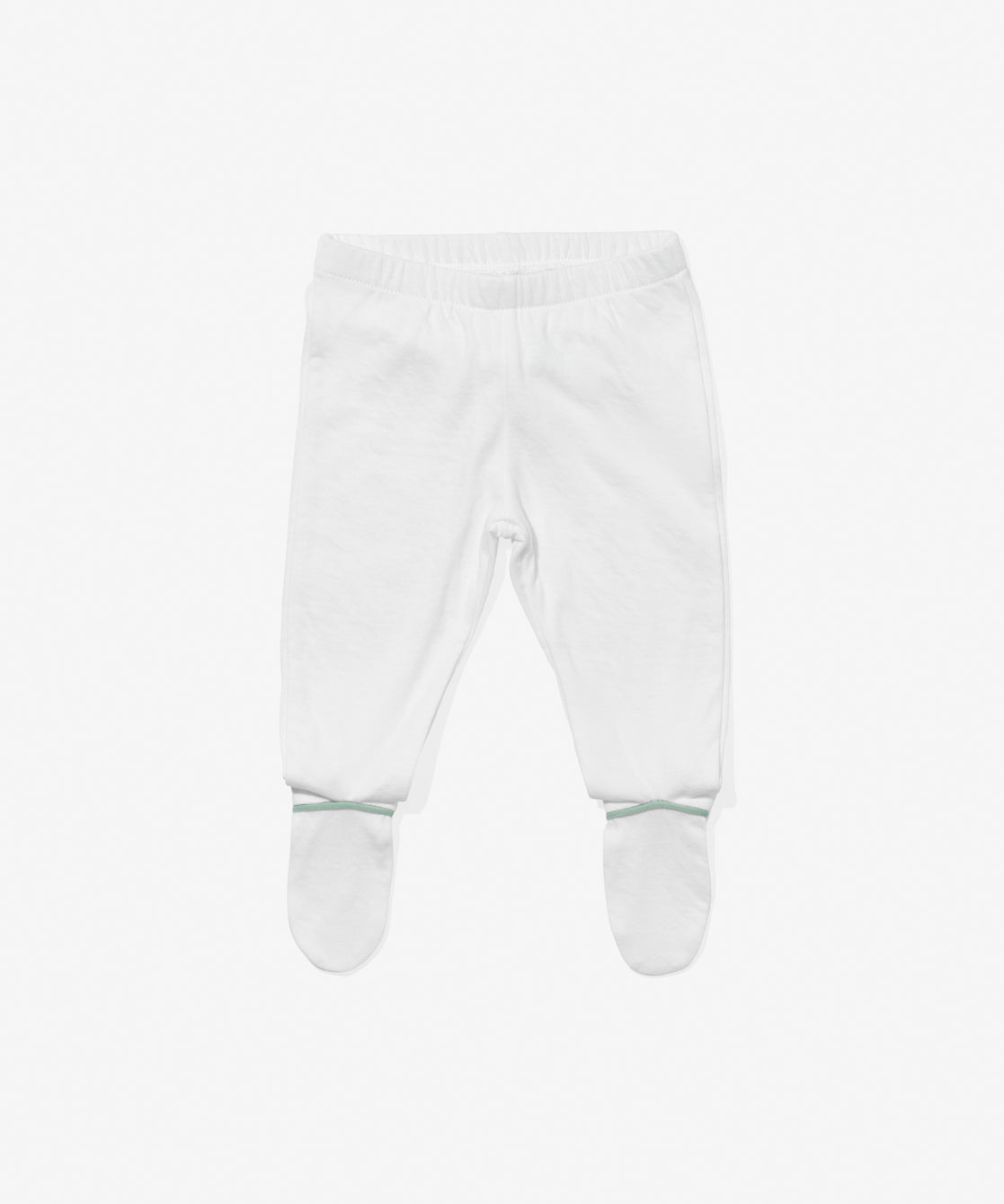 Tatum Baby Pant, Seafoam Piping