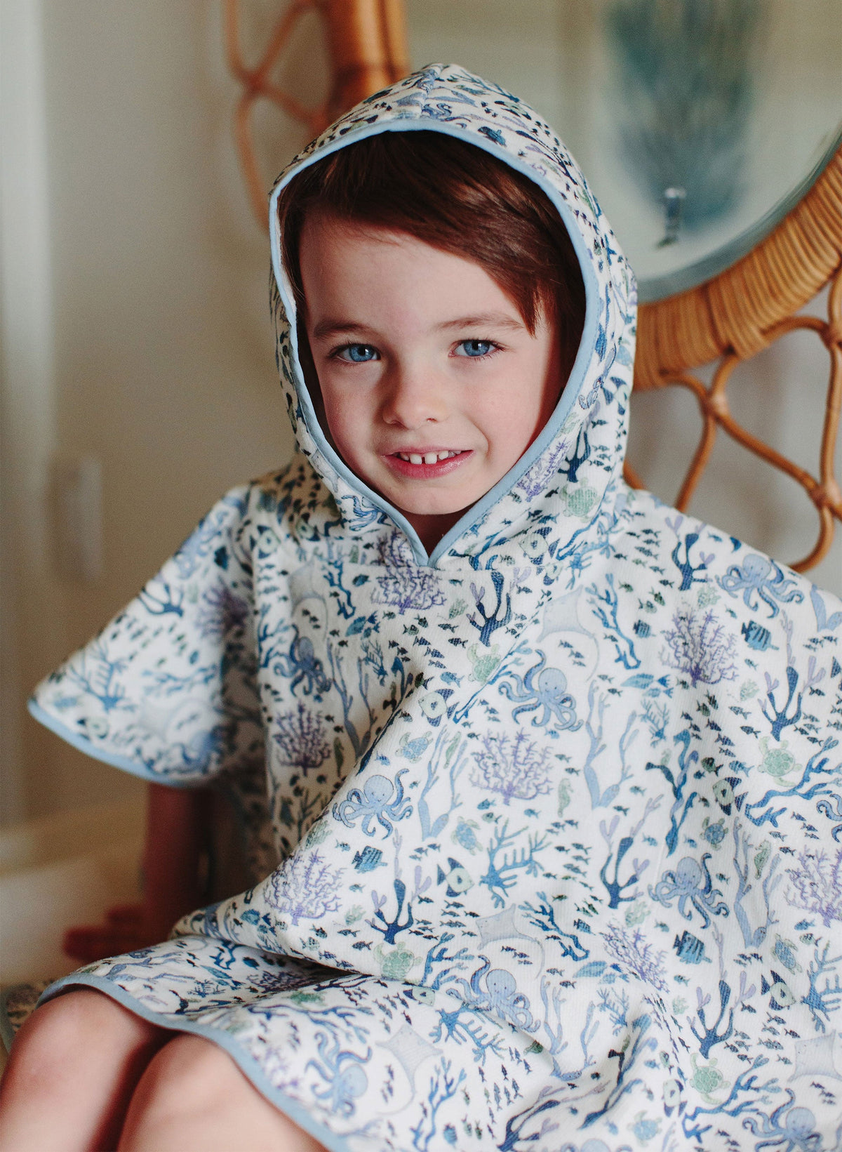 Children's Organic Cotton Swim Poncho
