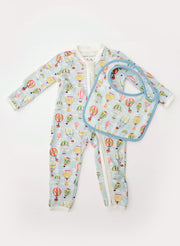 Baby Organic Cotton Zippered One-Piece