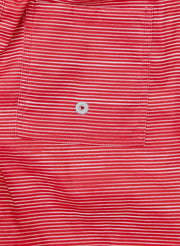 Boys Swim Short - Racing Red Stripe