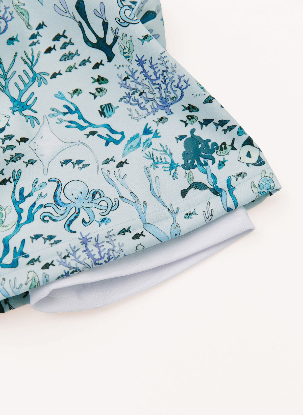 Boys' UPF 50+ Swim Trunks — Fast-Drying Compression Liner
