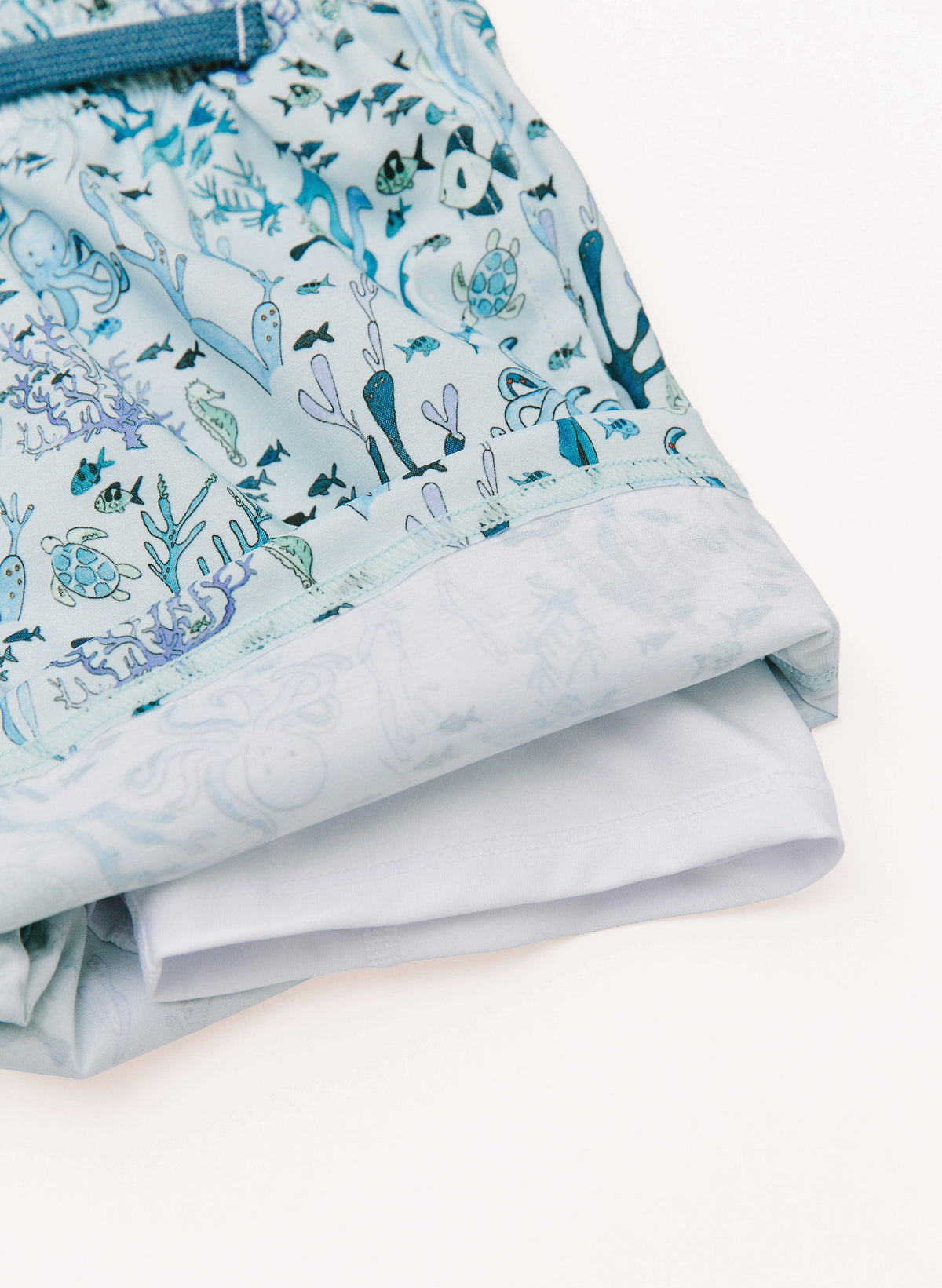 Boys' UPF 50+ Swim Trunks — Fast-Drying Compression Liner