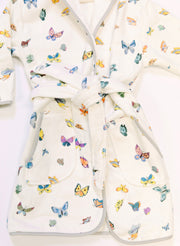 Children's Organic Cotton Printed Bathrobe
