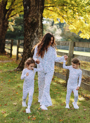 Children's Two Piece Organic Pajamas - Botanical Whisper