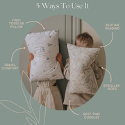 Secret Garden Toddler Pillow - Ivory