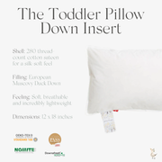Toddler Pillow Down Insert