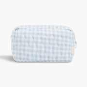 Toiletry Pouch - Blue Gingham