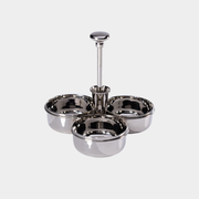 Basso Condiment Trio with Cocktail Pick Holder