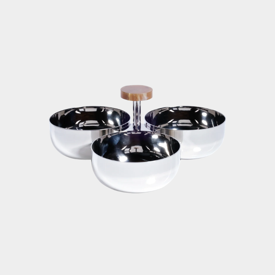 Spiga Stainless Steel Condiment Set