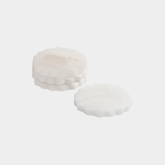 Alabaster Grace Drink Coasters, Set of 4