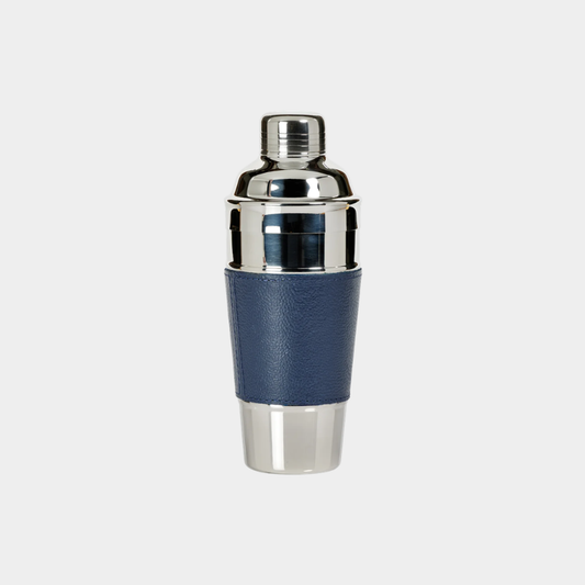 Laguna Nickel & Leather Cocktail Shaker