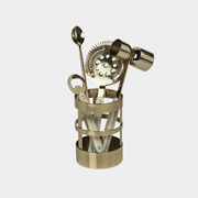 Knightsbridge Five Piece Bar Set in Gold