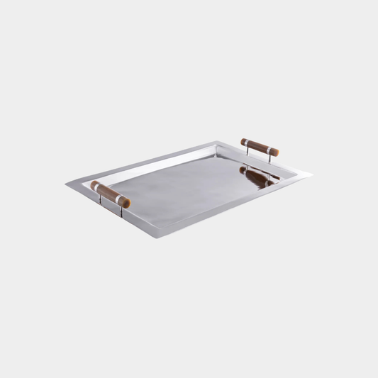 Spiga Stainless Steel Serving Bar Tray