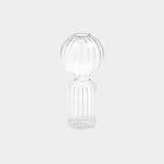 Ritz Single Stem Glass Vase - Clear - Large