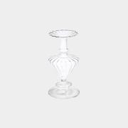 Pompidou Clear Glass Vase - Clear