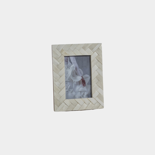 Bone Braided Photo Frame (4x6)