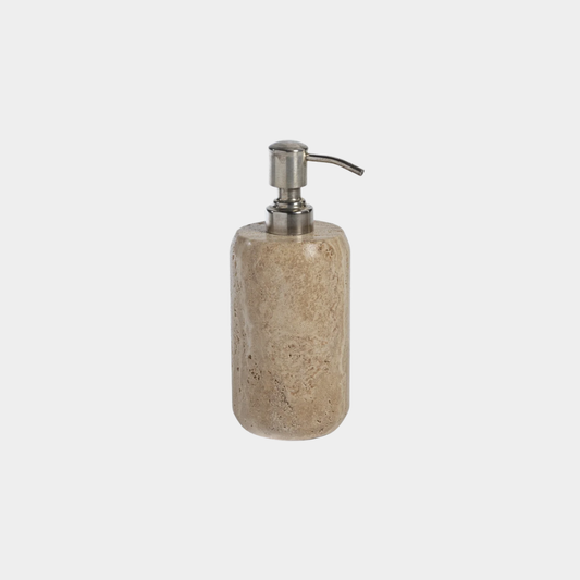 Travertine Marble Soap & Lotion Dispenser