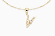 Joujou Diamond A-Z Necklace