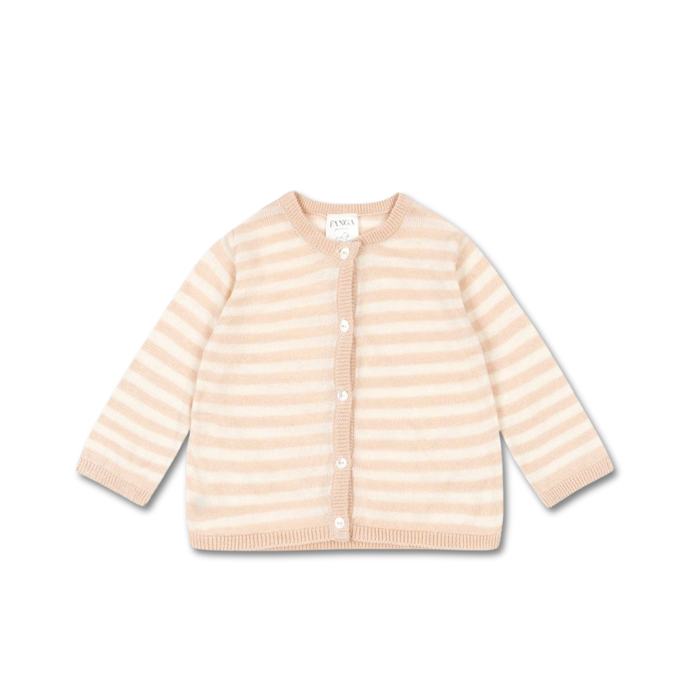 Venti Knit Cardigan in Cameo Rose