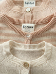 Venti Knit Cardigan in Cameo Rose