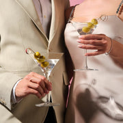 Vintage Set of 2 Martini Glasses