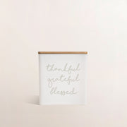 Thankful, Grateful, Blessed Candle