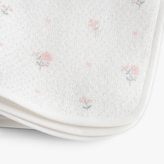 Ditsy Floral Washcloth - Pink