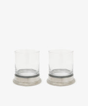 Leo Double Old Fashioned Glasses, Set of 2