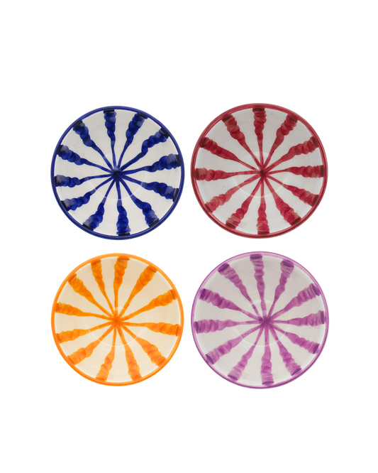 Wave Breakfast Bowls, Set Of Four