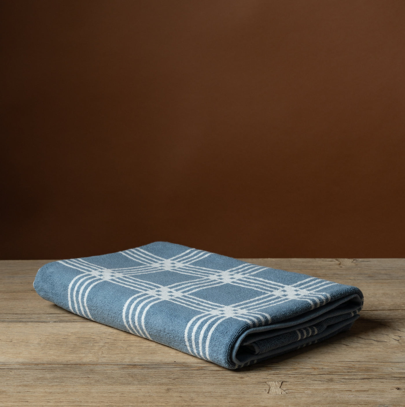 Frisa Pool Towel in Celeste & Chalk