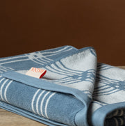 Frisa Pool Towel in Celeste & Chalk