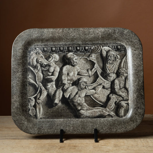 20th C. "Bassorilievo" Tray attr. Piero Fornasetti