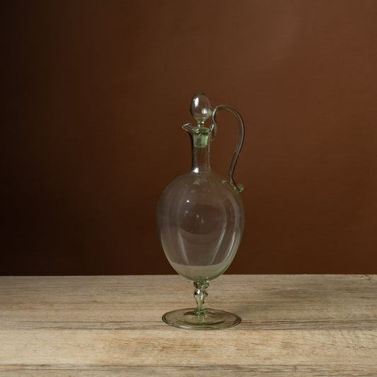 Large Handblown Venetian Glass Decanter