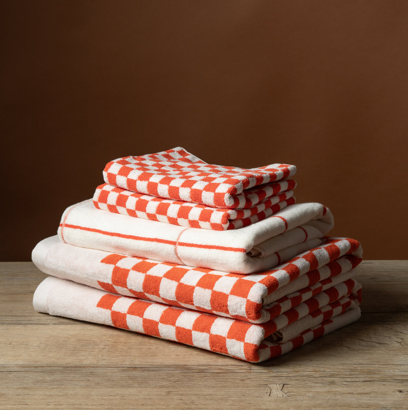 Josephine Hand Towel in Paloma Sun & Ecru