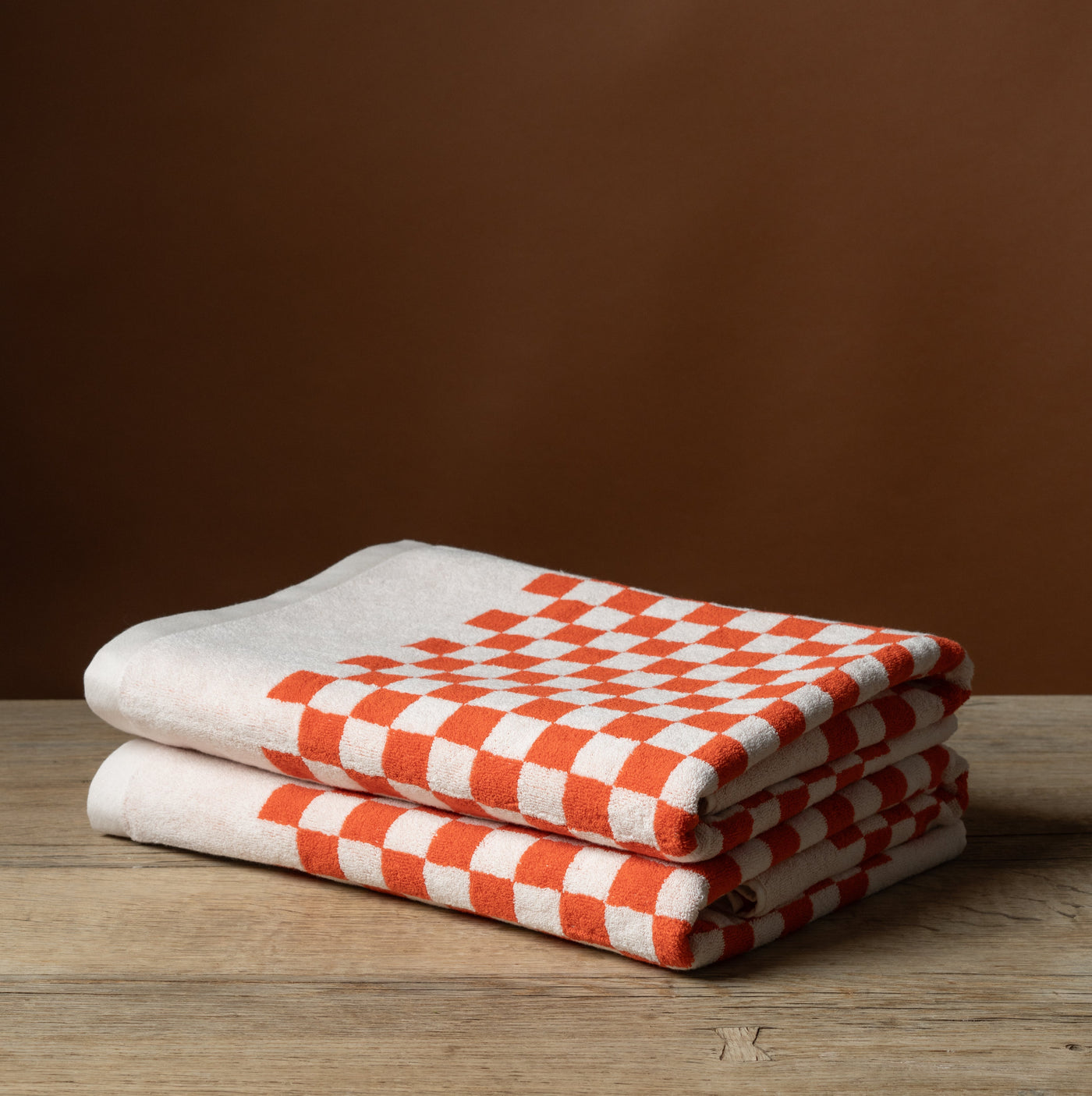 Roman Pool Towel in Paloma Sun & Ecru