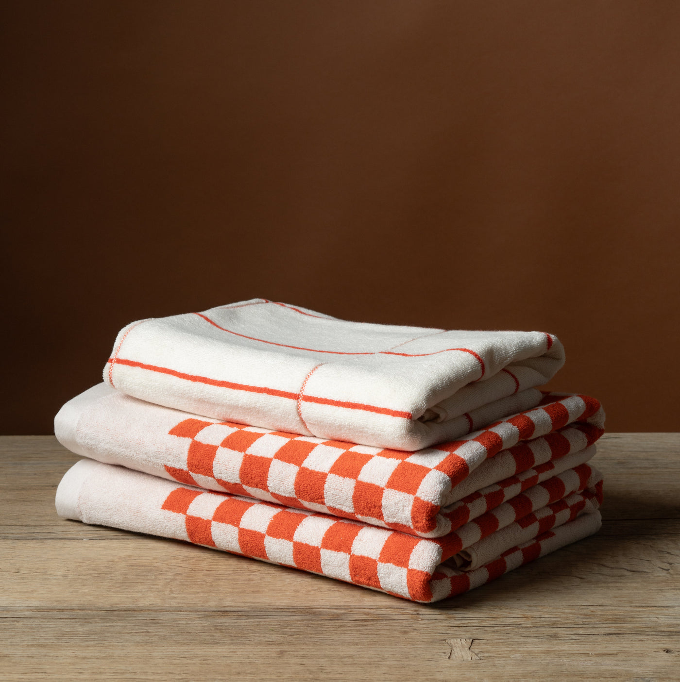 Bethell Bath Towel in Paloma Sun & Ecru