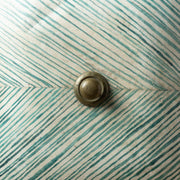 19th C. English Tole Covered Jardinière with Strié Finish