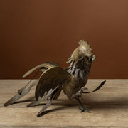 Animalier Brass Fighting Cock