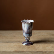 Purple Slag Glass Vase No. 1