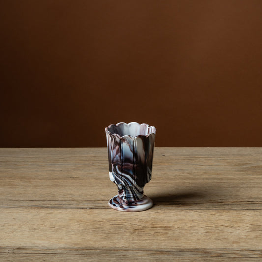 Purple Slag Glass Vase No. 2