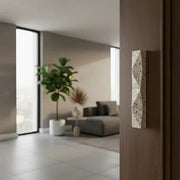 Modern Concrete Mezuzah Judaica for Entryways and Interior Doors – Wave Series
